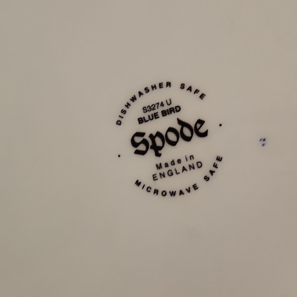 Spode Bluebird dinner plate - Picture 3 of 4